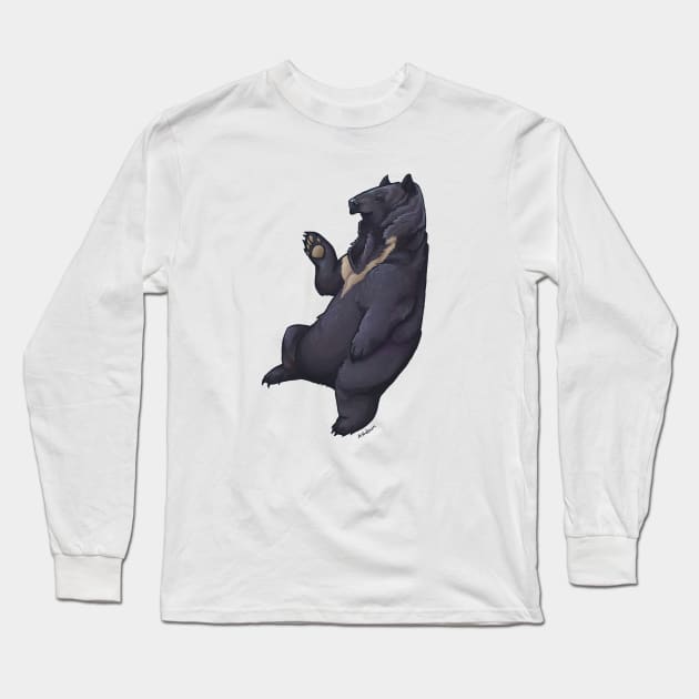 Hello I am Bear. Long Sleeve T-Shirt by Ashdoun